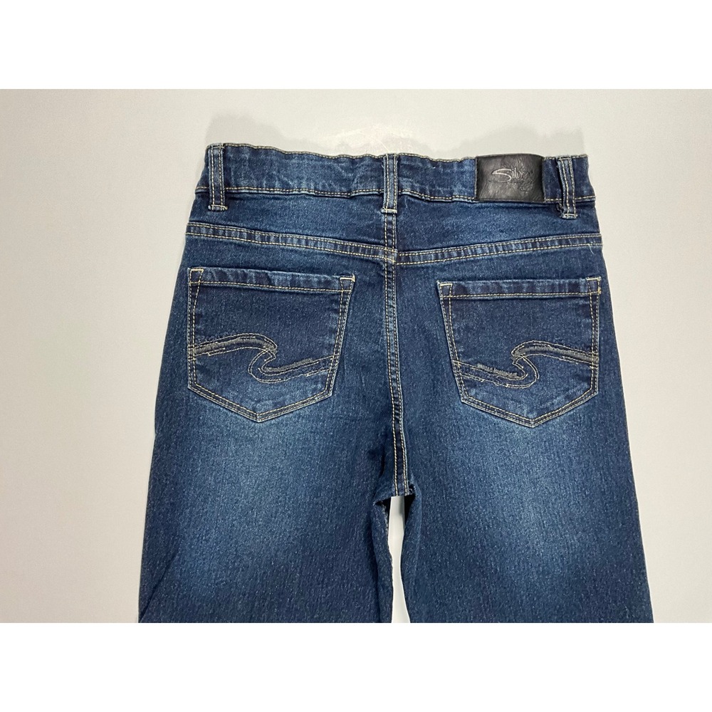 Silver Jeans Co Zane Triple 5 Bootcut Jeans Boys' Size 8 Eco-Friendly Denim - Picture 11 of 16
